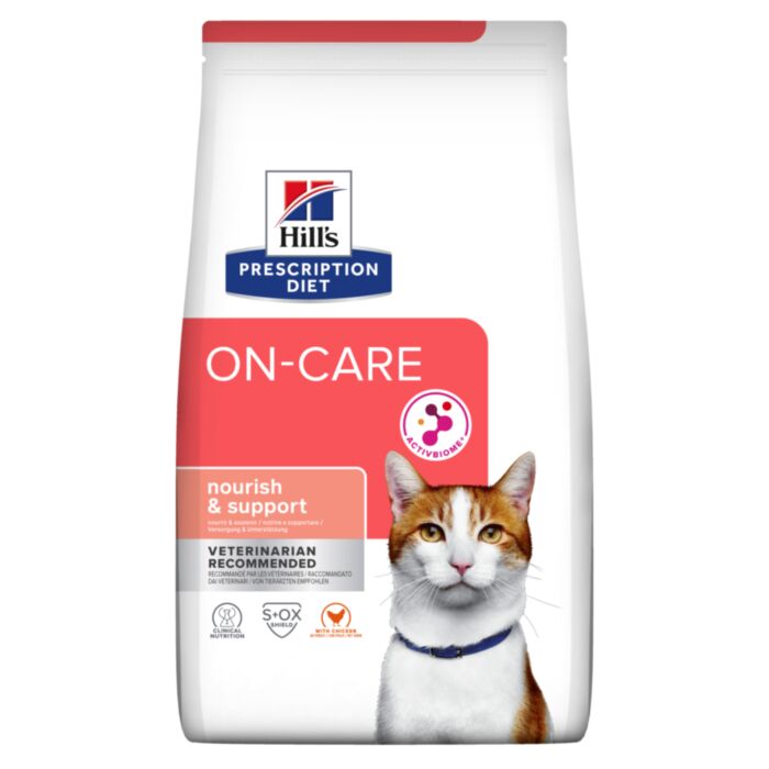 Hill’s Prescription Diet On-Care veterinārā kaķu barība atveseļošanai 1.5 kg