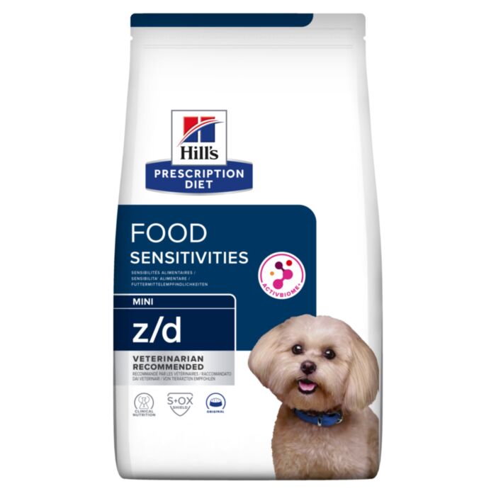 Hill’s Prescription Diet Z/D Food Sensitivities Mini veterinārā suņu barība alerģijām mazām šķirnēm 6 kg