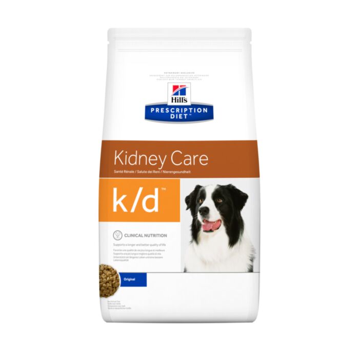 Hill’s Prescription Diet K/D Kidney Care veterinārā suņu barība nierēm 12 kg