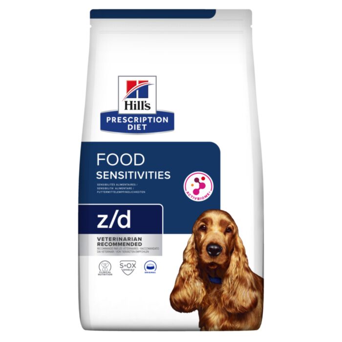 Hill’s Prescription Diet Z/D Food Sensitivities veterinārā suņu barība alerģijām 10 kg