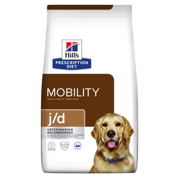 Hill’s Prescription Diet J/D Mobility veterinārā suņu barība locītavām 1.5 kg