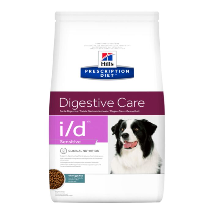 Hill’s Prescription Diet I/D Sensitive Digestive Care veterinārā suņu barība gremošanai 12 kg