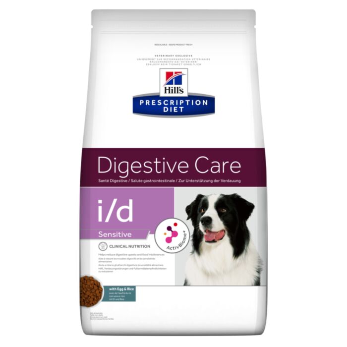 Hill’s Prescription Diet I/D Sensitive Digestive Care veterinārā suņu barība gremošanai 1.5 kg