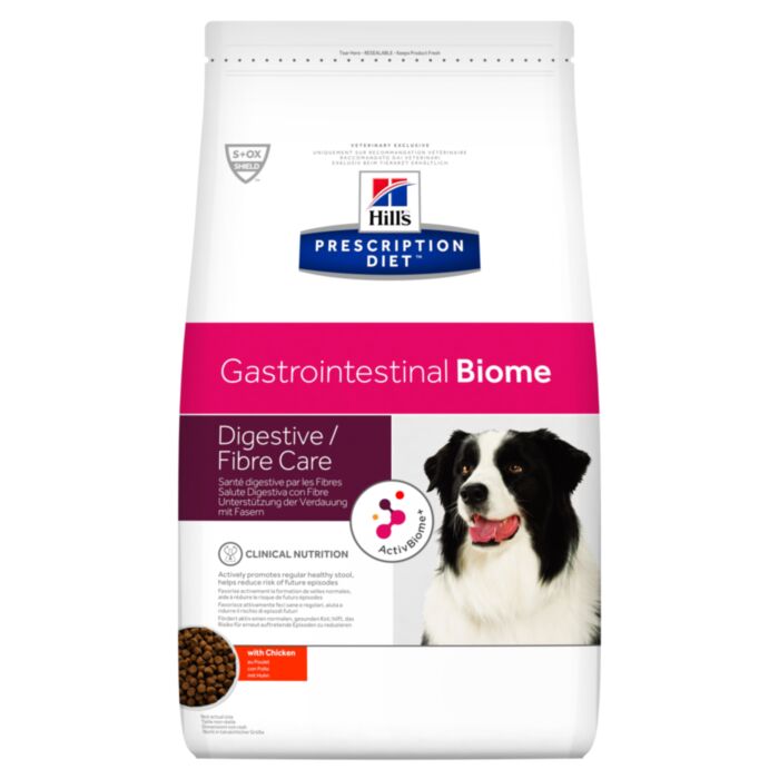 Hill’s Prescription Diet Gastrointestinal Biome veterinārā suņu barība gremošanai 10 kg