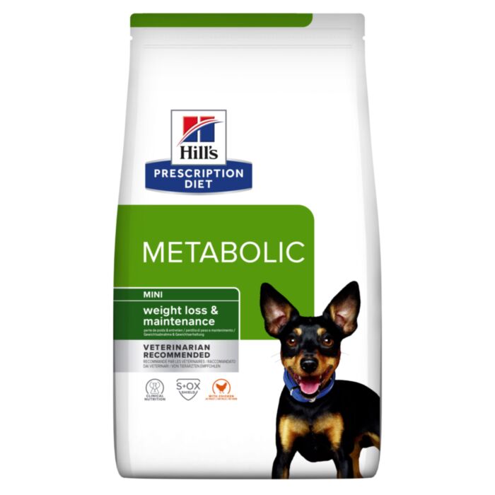 Hill’s Prescription Diet Metabolic Mini veterinārā suņu barība svara kontrolei mazām šķirnēm 1 kg