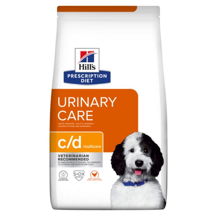 Hill’s Prescription Diet C/D Multicare Urinary Care veterinārā suņu barība urīnceļiem 4 kg