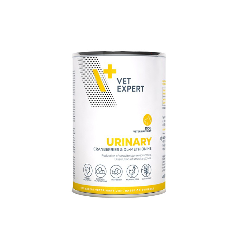 VetExpert VD Urinary veterinārie konservi suņiem urīnceļiem ar vistu 400 g