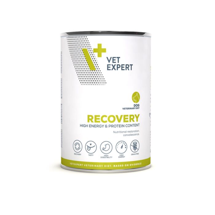 VetExpert VD Recovery veterinārie konservi suņiem atveseļošanai ar vistu 400 g