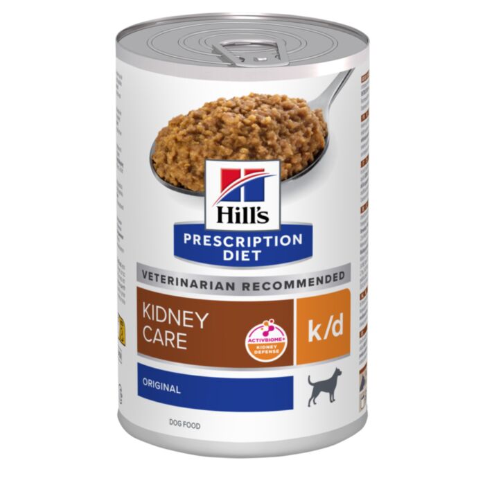 Hill’s Prescription Diet K/D Kidney Care veterinārie konservi suņiem nierēm 350 g