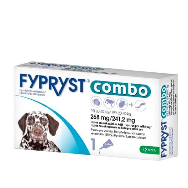 Fypryst Combo pretblusu pilieni suņiem 20–40 kg 268/241.2 mg N1