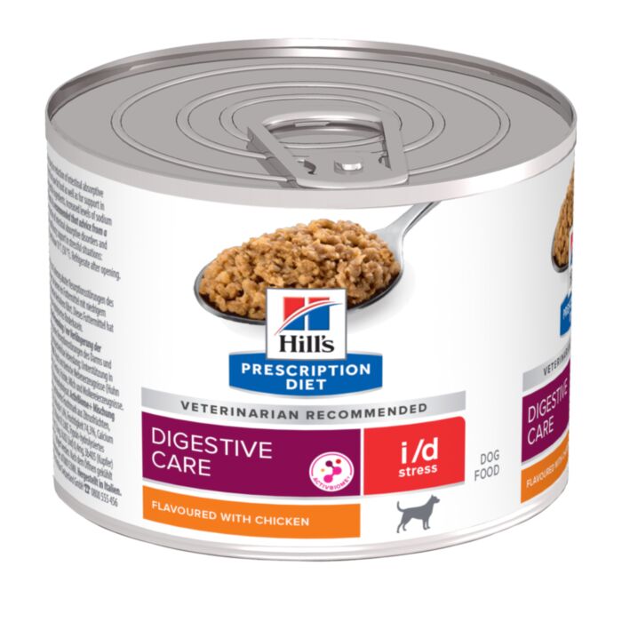 Hill’s Prescription Diet I/D Stress Digestive Care veterinārie konservi suņiem gremošanai ar vistu 200 g