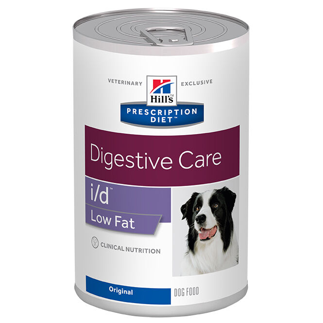 Hill’s Prescription Diet I/D Low Fat Digestive Care veterinārie konservi suņiem gremošanai 360 g