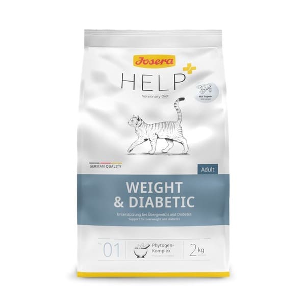 Josera Help Weight & Diabetic veterinārā kaķu barība diabētam 2 kg