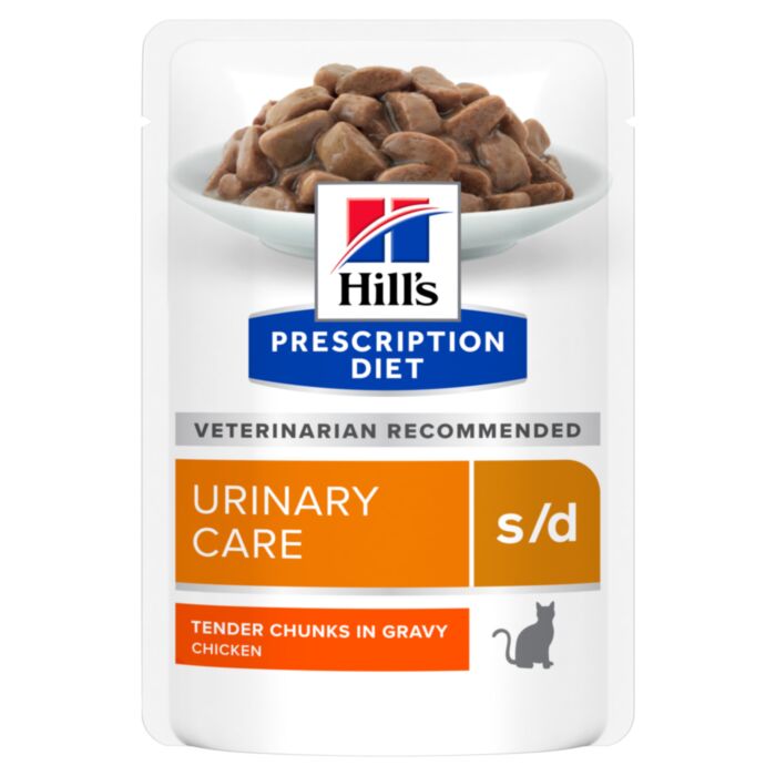 Hill’s Prescription Diet S/D Urinary Care veterinārie konservi kaķiem urīnceļiem 85 g