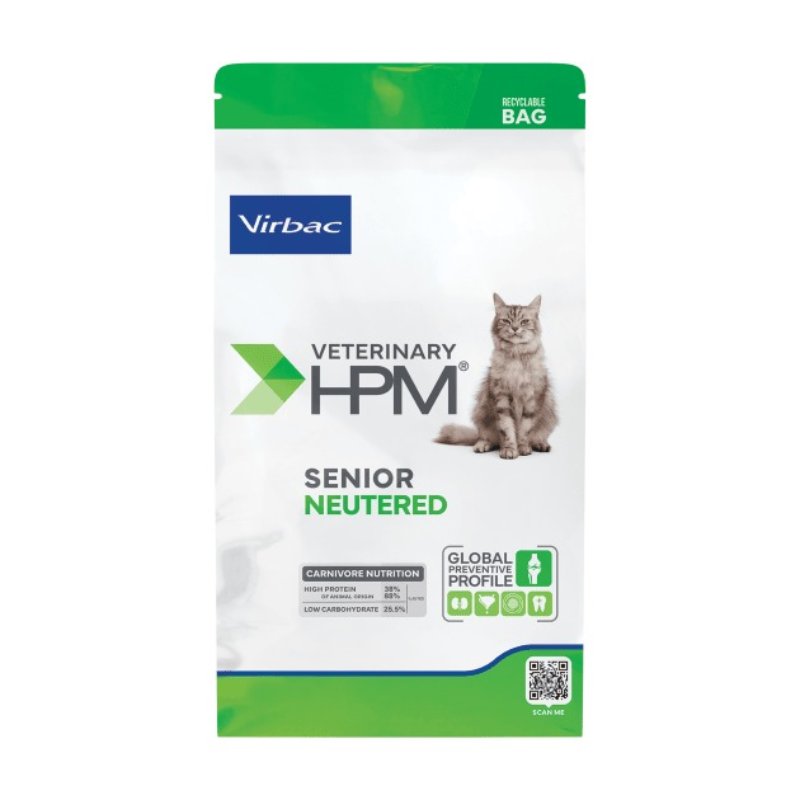 Virbac Senior Neutered veterinārā kaķu barība sterilizētiem senioriem 1.5 kg