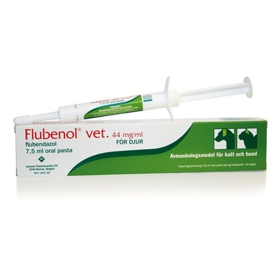Flubenol KH attārpošanas pasta suņiem un kaķiem 44 mg/ml 7.5 ml