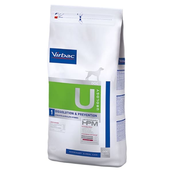 Virbac Urology Dissolution & Prevention 1 veterinārā suņu barība urīnceļiem 3 kg