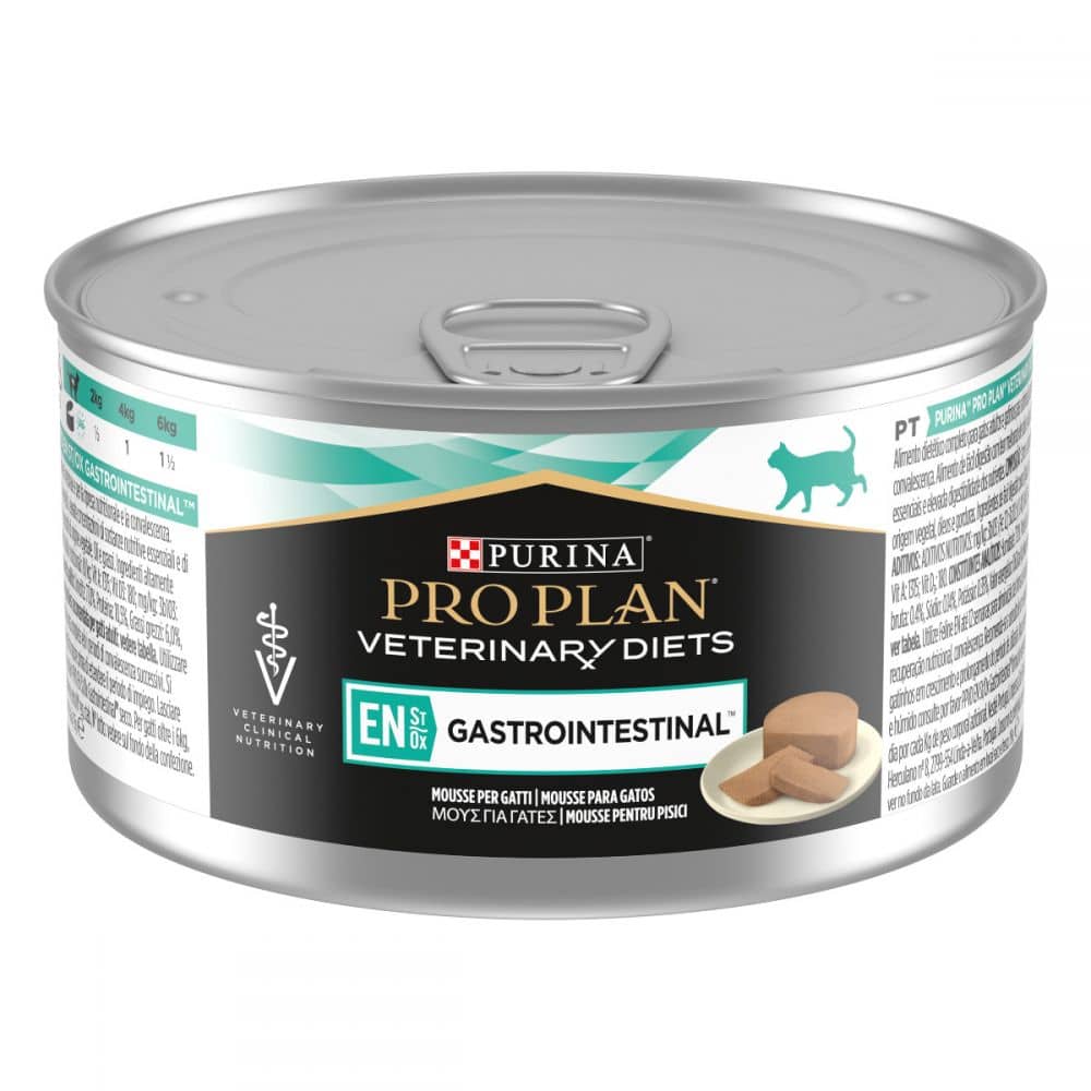 Pro Plan Veterinary Diets EN Gastrointestinal veterinārie konservi kaķiem gremošanai 195 g