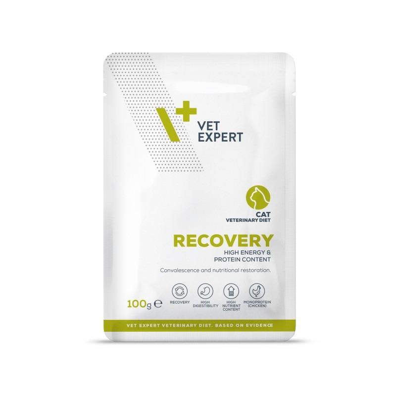 VetExpert VD Recovery veterinārie konservi kaķiem atveseļošanai 100 g