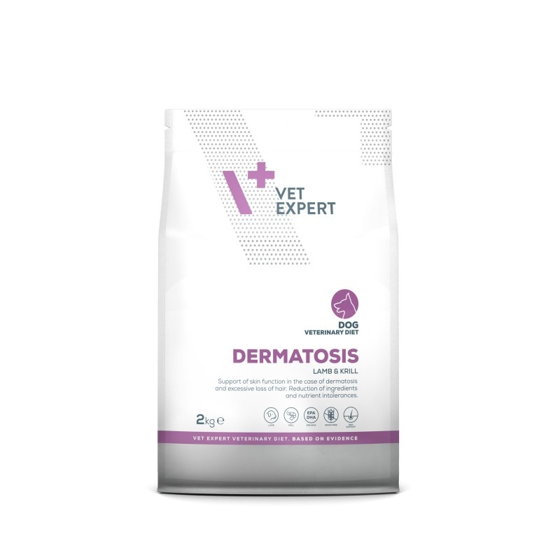 VetExpert VD Dermatosis veterinārā suņu barība ādai ar jēru 2 kg