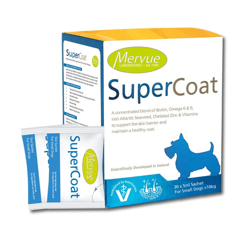 Supercoat Omega šķidrie vitamīni ādai un apmatojumam suņiem līdz 10 kg 5 ml N30