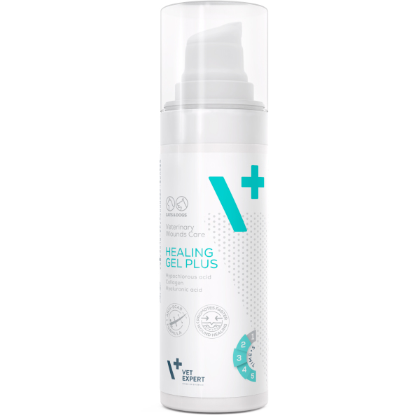VetExpert Healing Gel gels brūču dziedēšanai suņiem un kaķiem 30 ml