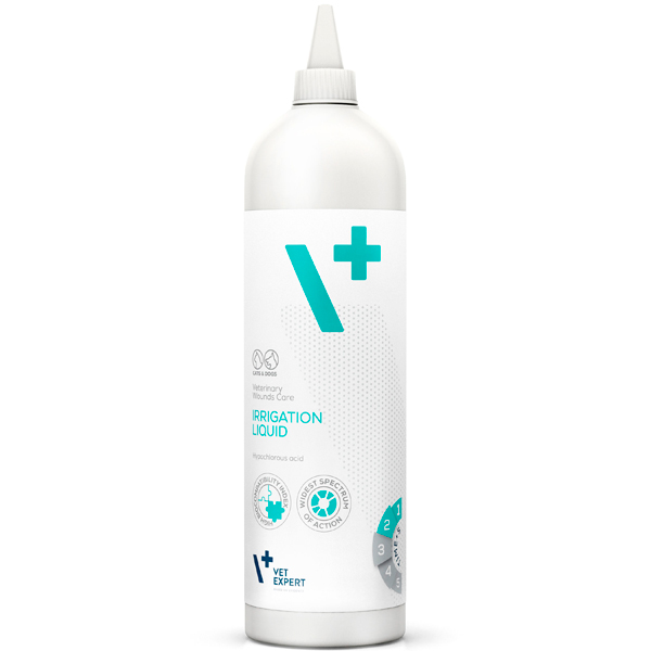 VetExpert Wounds Irrigation brūču tīrīšanas šķīdums suņiem un kaķiem 500 ml