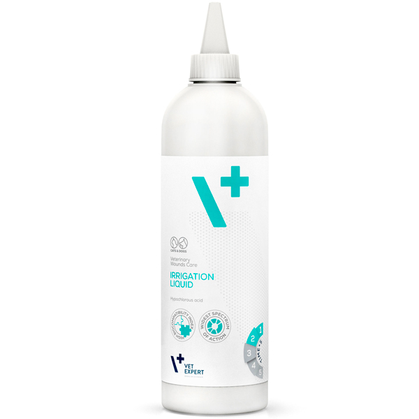 VetExpert Wounds Irrigation brūču tīrīšanas šķīdums suņiem un kaķiem 250 ml