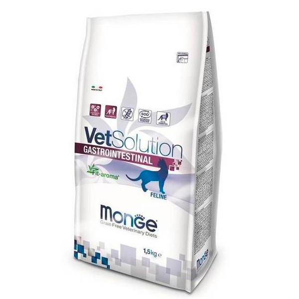 Monge VetSolution Feline Gastrointestinal veterinārā kaķu barība gremošanai 1.5 kg