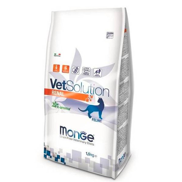 Monge VetSolution Feline Renal veterinārā kaķu barība nierēm 1.5 kg