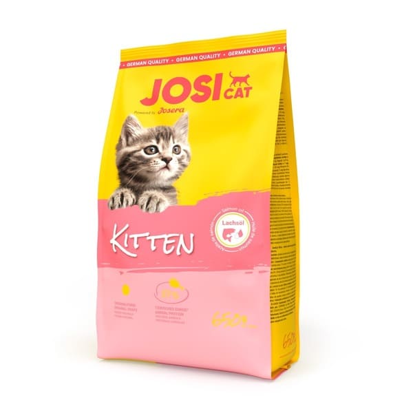 Josera JosiCat Kitten sausā kaķu barība kaķēniem ar mājputnu gaļu 650 g
