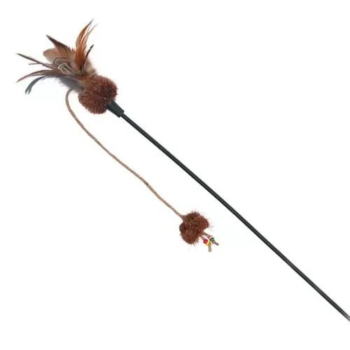 TRIXIE rotaļlieta kaķiem Makšķere ar spalvām 50cm
