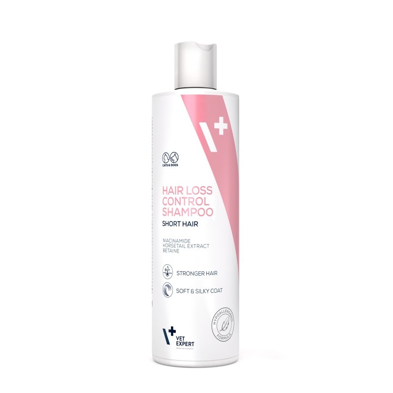 VetExpert Hair Loss Short šampūns suņiem un kaķiem pret spalvas izkrišanu 250 ml