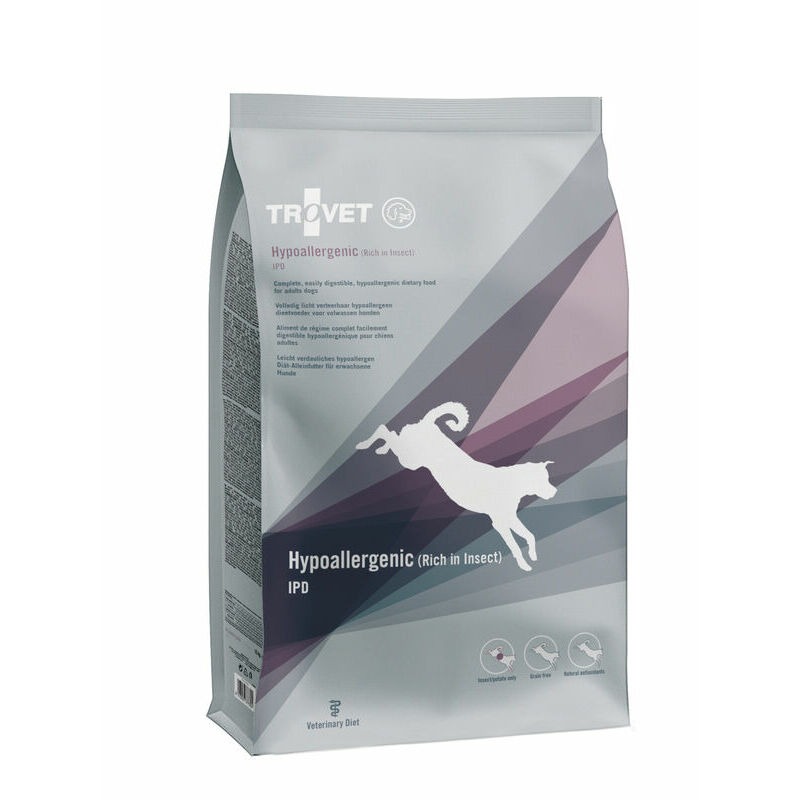 Trovet Hypoallergenic IPD  veterinārā suņu barība alerģijām ar kukaiņiem 3 kg
