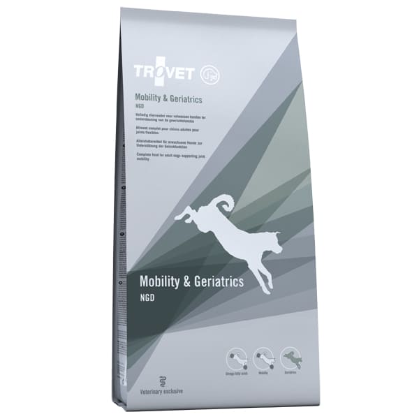 Trovet Mobility & Geriatric MGD veterinārā suņu barība locītavām 12.5 kg