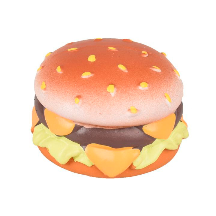 Flamingo rotaļļieta suņiem lateksa ar pīkstuli  S Fastfood Mix 7cm 1gb