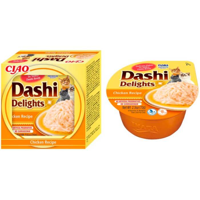 Dashi Delights konservi kaķiem ar vistu buljonā 70 g