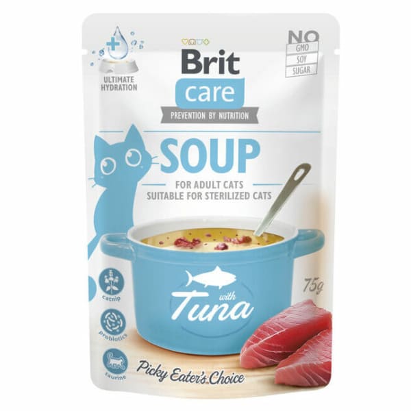 Brit Care Cat Soup Tuna kaķu dzēriens ar tunci 75 g