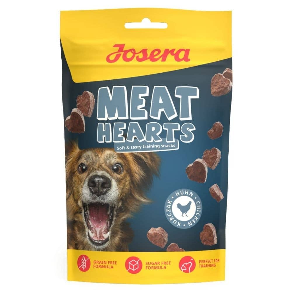 Josera Meat Hearts Chicken gardumi suņiem ar vistu 70 g