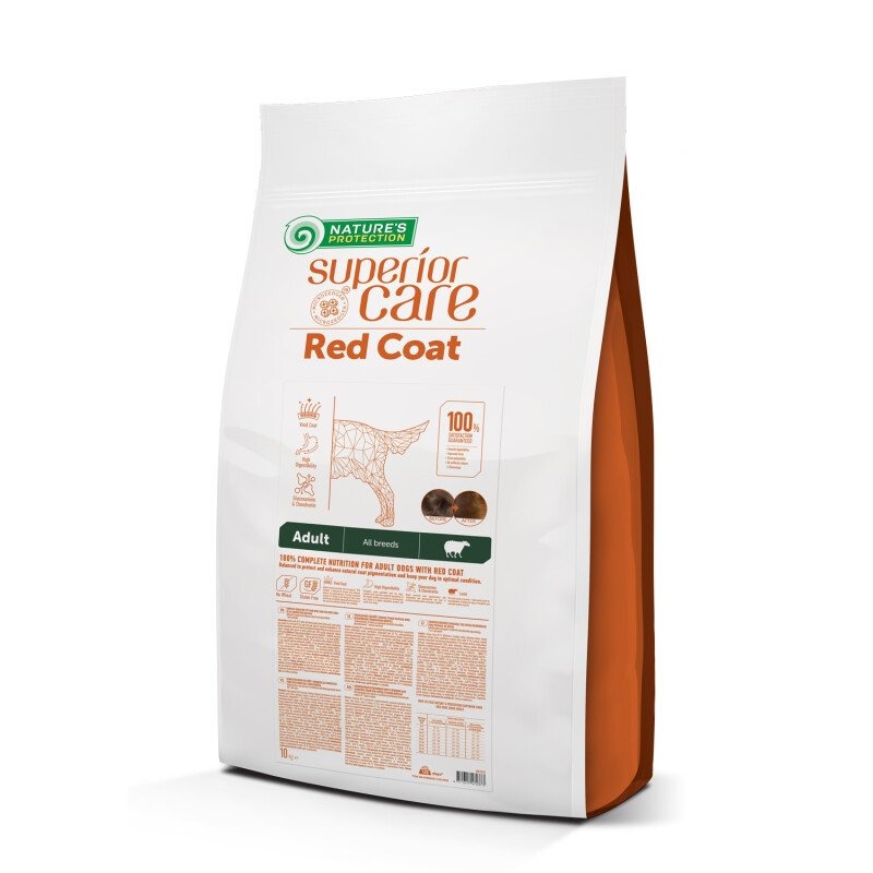 NATURE`S PROTECTION SUPERIOR DOG RED ALL sausā barība suņiem Jērs 10kg