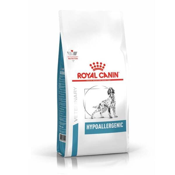 Royal Canin Hypoallergenic veterinārā suņu barība alerģijām 14 kg