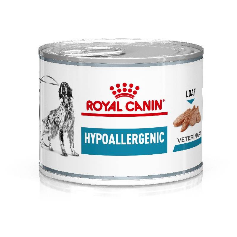 Royal Canin Hypoallergenic veterinārie konservi suņiem alerģijām 200 g