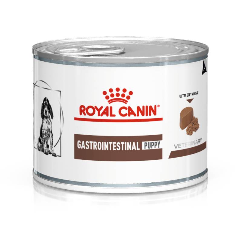 Royal Canin Gastrointestinal Puppy veterinārie konservi kucēniem gremošanai 195 g
