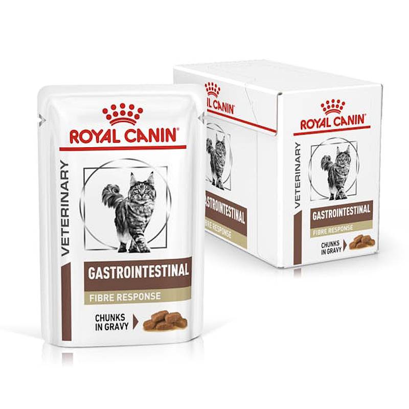 Royal Canin Gastrointestinal Fibre veterinārie konservi kaķiem gremošanai 85 g