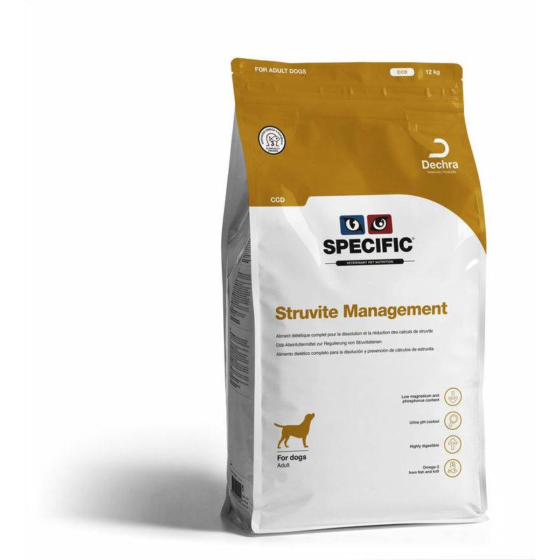 Specific CCD Struvite Management veterinārā suņu barība urīnceļiem 12 kg