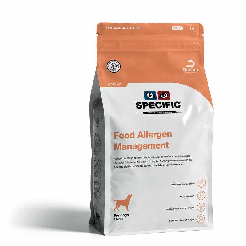 Specific CDD-HY Food Allergy Management veterinārā suņu barība alerģijām 7 kg