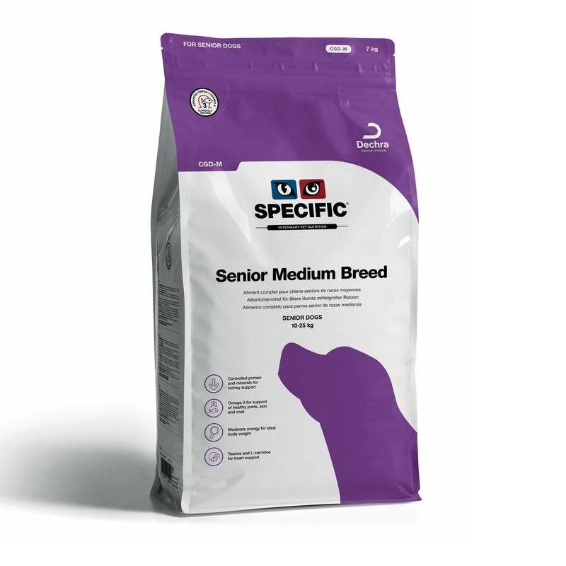 Specific CGD-M Senior Medium sausā suņu barība senioriem 7 kg