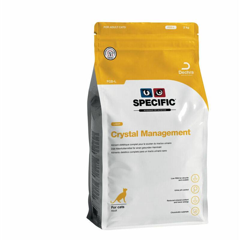 Specific FCD-L Crystal Management Light veterinārā kaķu barība urīnceļiem 400 g