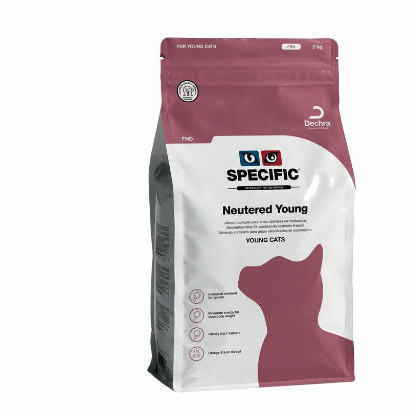 Specific FND Neutered Young sausā kaķu barība sterilizētiem kaķēniem 2 kg