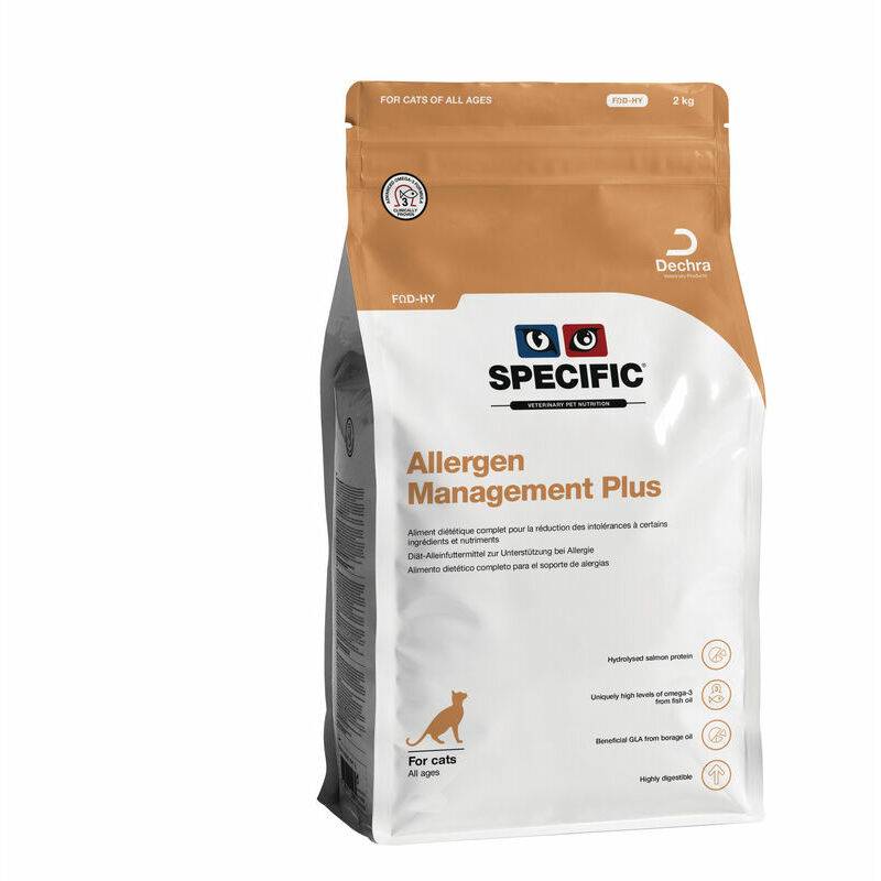 Specific FOD-HY Allergy Management Plus veterinārā kaķu barība alerģijām 400 g